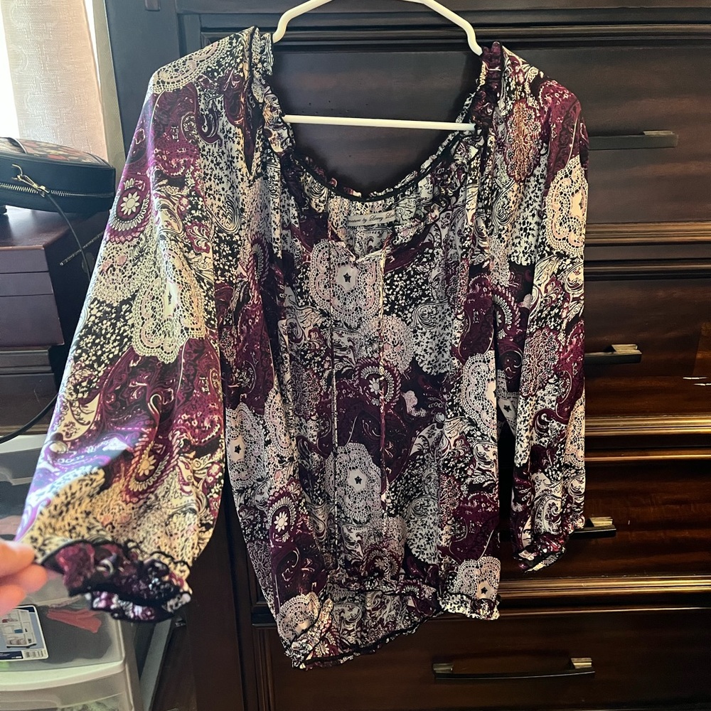 Peasant blouse size L
